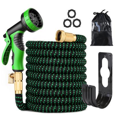 Garden retractable water pipe - green